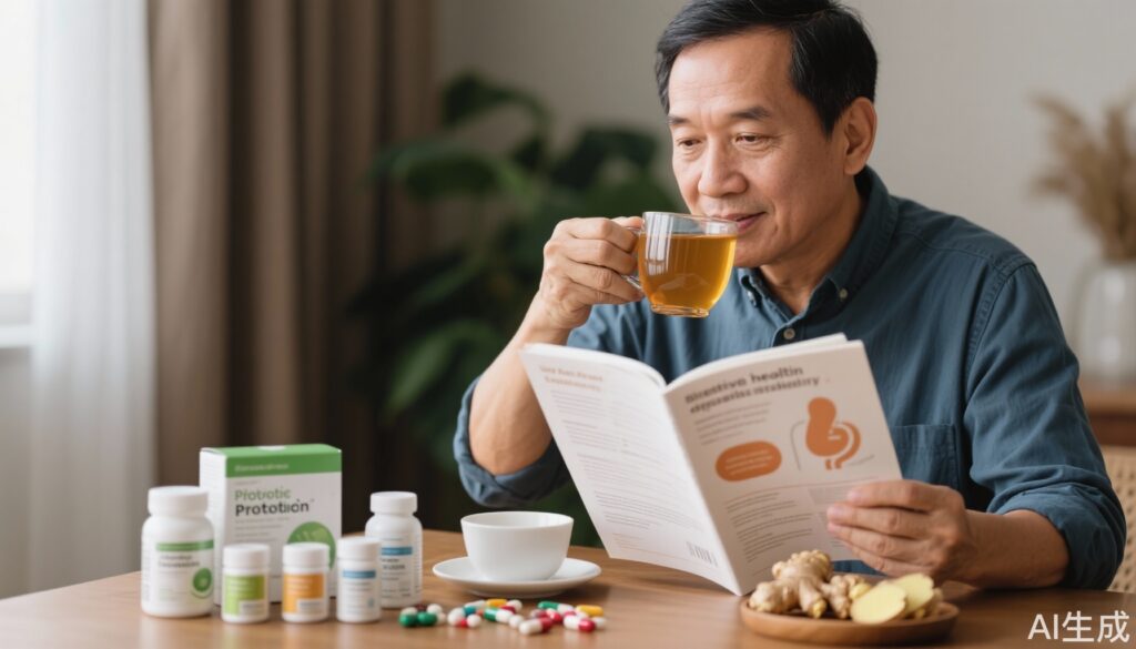 Sức Khỏe Tiêu Hóa Nam Giới: Giải Pháp Từ Trà Gừng Việt Nam và Men Vi Sinh Hiện Đại