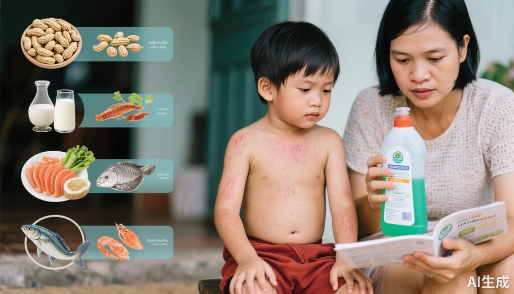 Dị Ứng Da Ở Trẻ Em: Hiểu Biết và Giải Pháp Từ Việc Tiếp Xúc Với Chất Tẩy Rửa Đến Thực Phẩm