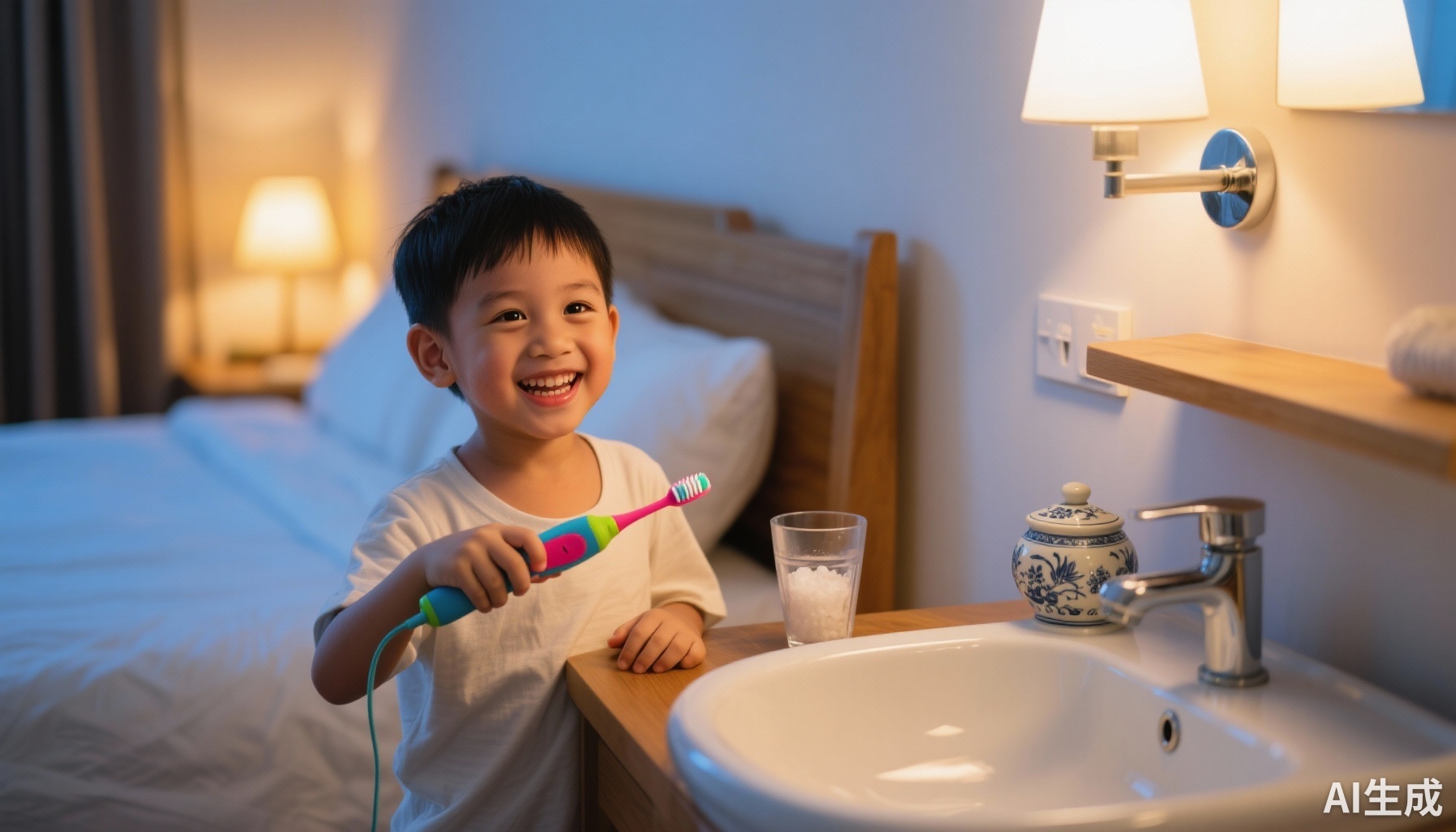 Thói Quen Đánh Răng Buổi Tối Ở Trẻ Em Việt Nam: Sự Kết Hợp Giữa Nước Muối Truyền Thống Và Bàn Chải Điện Hiện Đại