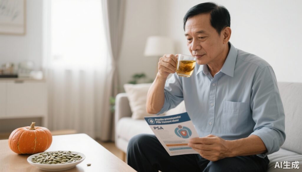 Bảo vệ sức khỏe tuyến tiền liệt cho nam giới trên 40: Tầm quan trọng của xét nghiệm PSA và trà hạt bí