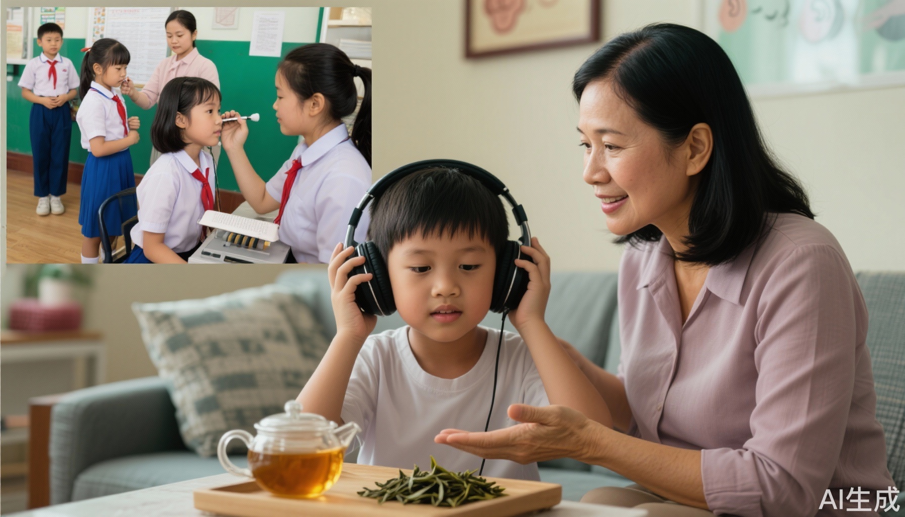 Bảo vệ thính lực trẻ em Việt Nam: Nguy cơ từ tai nghe, dự án sàng lọc thính lực và vai trò của trà lá dâu