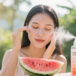 Dưỡng Ẩm Da Hiệu Quả Trong Khí Hậu Nồm Ẩm Việt Nam: Kết Hợp Mặt Nạ Nước Dưa Hấu và Xịt Hyaluronic Acid