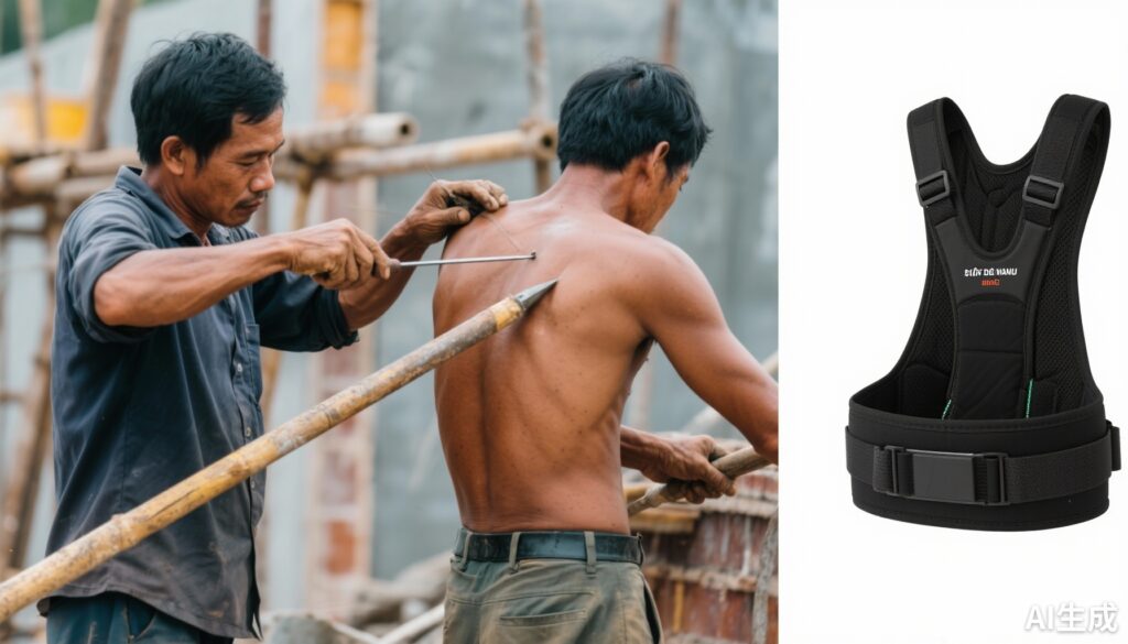 Sức Khỏe Cột Sống Thắt Lưng Cho Nam Lao Động Việt: Kết Hợp Giác Hơi Truyền Thống và Đai Lưng Hiện Đại