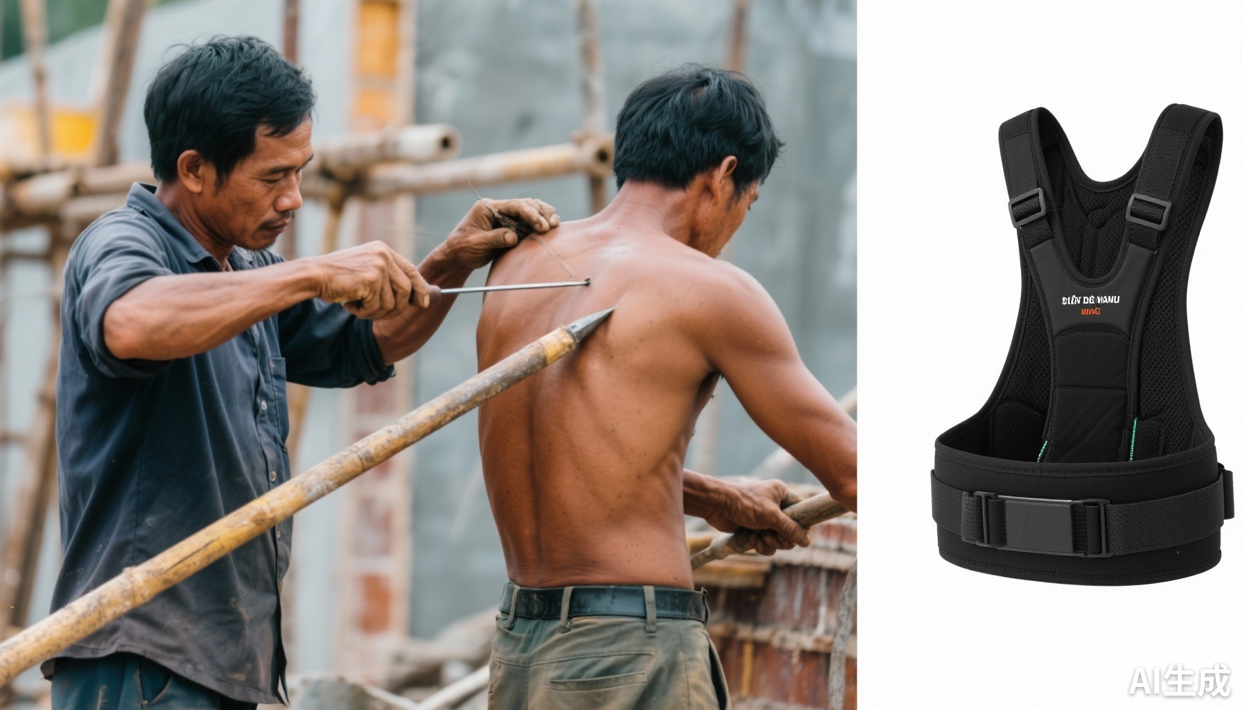 Sức Khỏe Cột Sống Thắt Lưng Cho Nam Lao Động Việt: Kết Hợp Giác Hơi Truyền Thống và Đai Lưng Hiện Đại