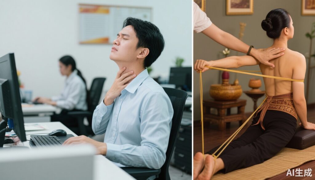 Sức Khỏe Cột Sống Cổ: Kết Hợp Massage Truyền Thống Việt Nam với Bài Tập Kéo Dãn Hiện Đại để Giảm Đau Cổ