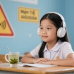 Bảo vệ thính lực trẻ em Việt Nam: Nguy cơ từ tai nghe, chương trình sàng lọc tại trường và vai trò của trà lá dâu