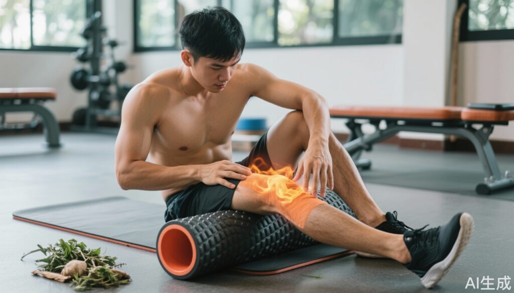 Cách Giảm Cơn Đau Cơ Sau Tập Luyện: Kết Hợp Nhiệt Đắp Thảo Dược Việt Nam và Foam Rolling