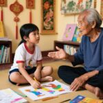 Quản Lý Căng Thẳng Cho Trẻ Em Trước Áp Lực Học Tập: Kết Hợp Kể Chuyện Dân Gian và Liệu Pháp Vẽ