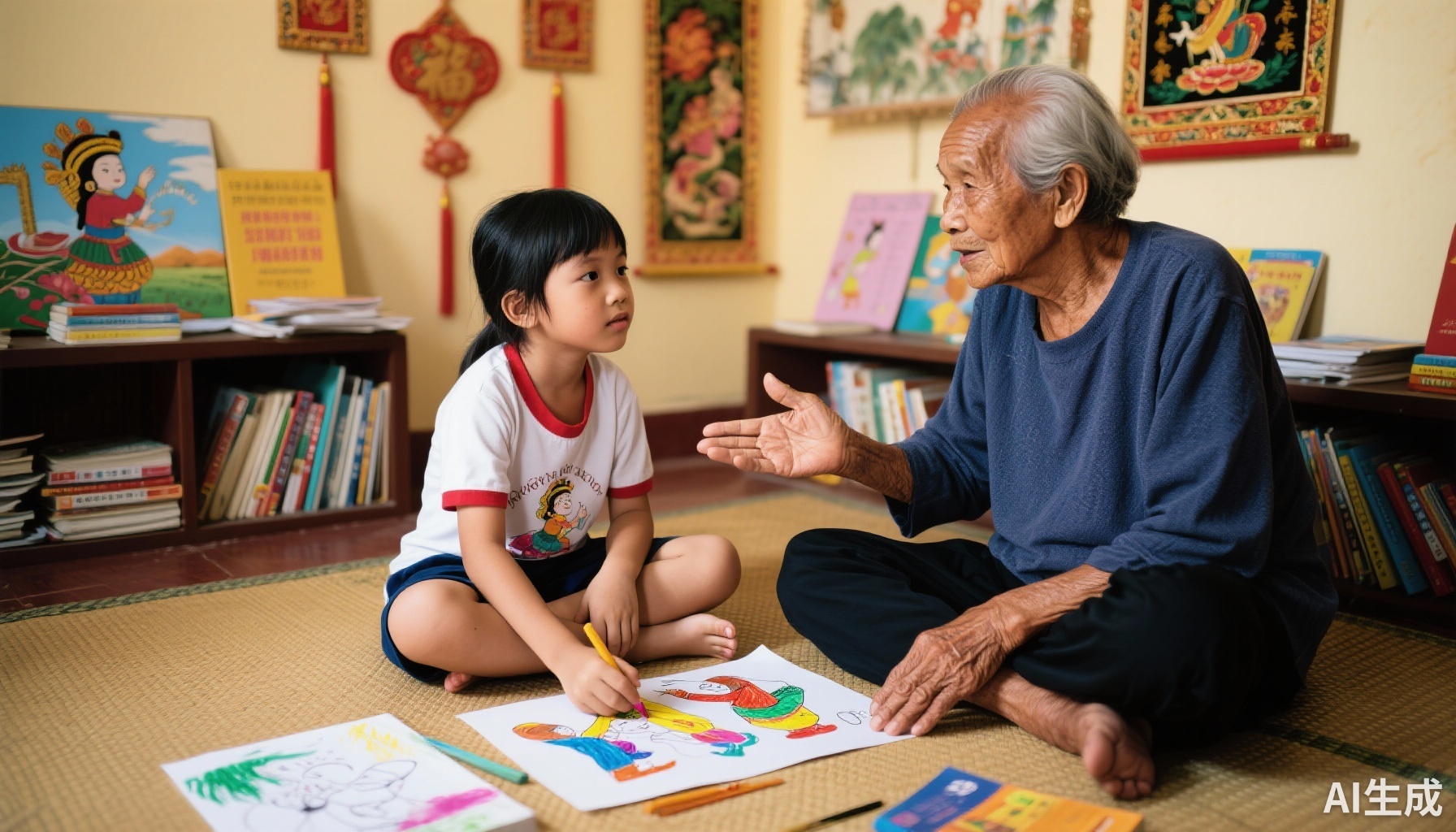Quản Lý Căng Thẳng Cho Trẻ Em Trước Áp Lực Học Tập: Kết Hợp Kể Chuyện Dân Gian và Liệu Pháp Vẽ