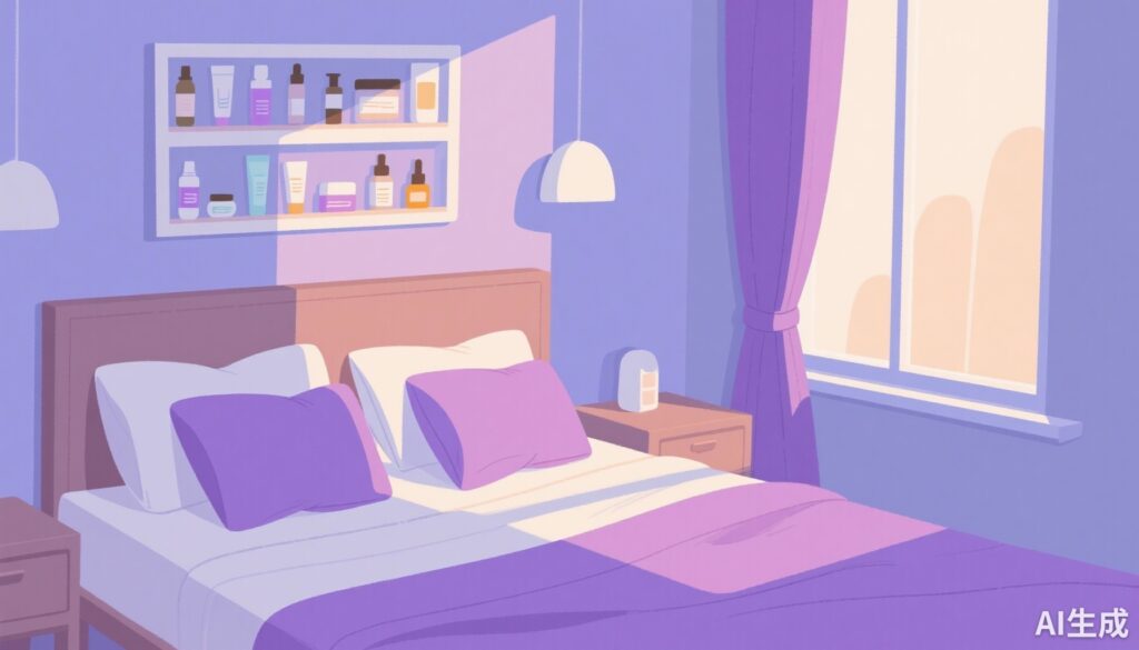 Chăm sóc da và giấc ngủ: Tác động của việc thiếu ngủ đối với làn da và sự kết hợp giữa gối hoa oải hương và kem đêm hiện đại