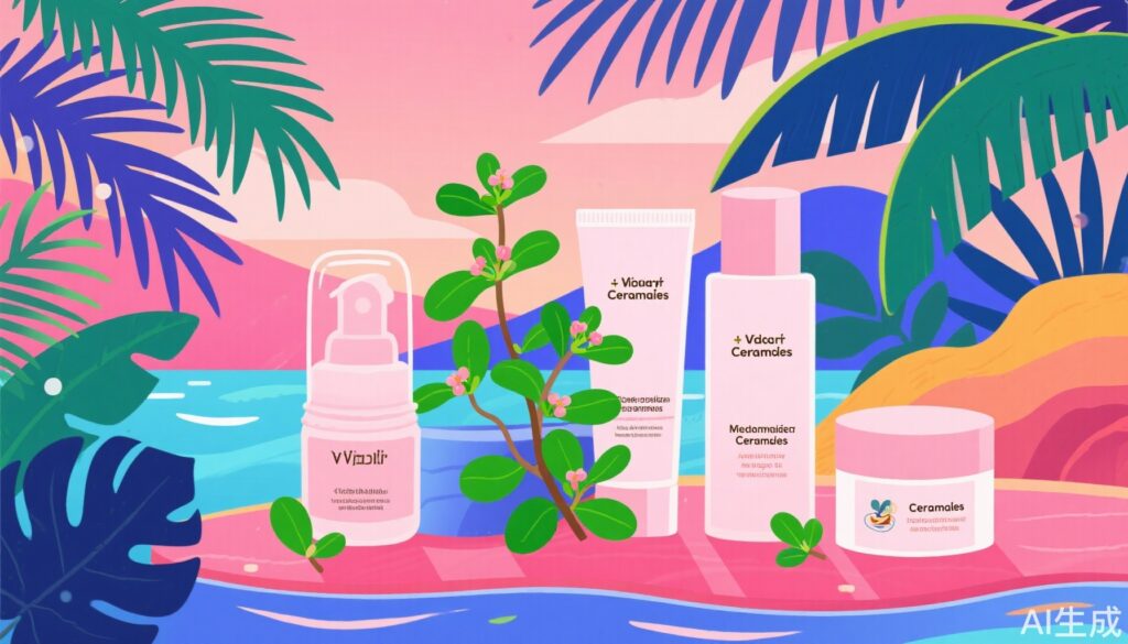 Bảo vệ hàng rào da: Sản phẩm chăm sóc da hỗ trợ phục hồi hàng rào da và lợi ích của chiết xuất rau sam Việt Nam cùng với ceramide hiện đại