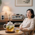Cải Thiện Chất Lượng Giấc Ngủ Cho Phụ Nữ Mãn Kinh: Kết Hợp Trà Hoa Cúc Việt Nam Và Thư Giãn Bằng Âm Thanh Hiện Đại