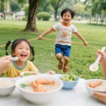 Khuyến Khích Phát Triển Xương Ở Trẻ Thông Qua Nhảy Dù và Ẩm Thực Truyền Thống