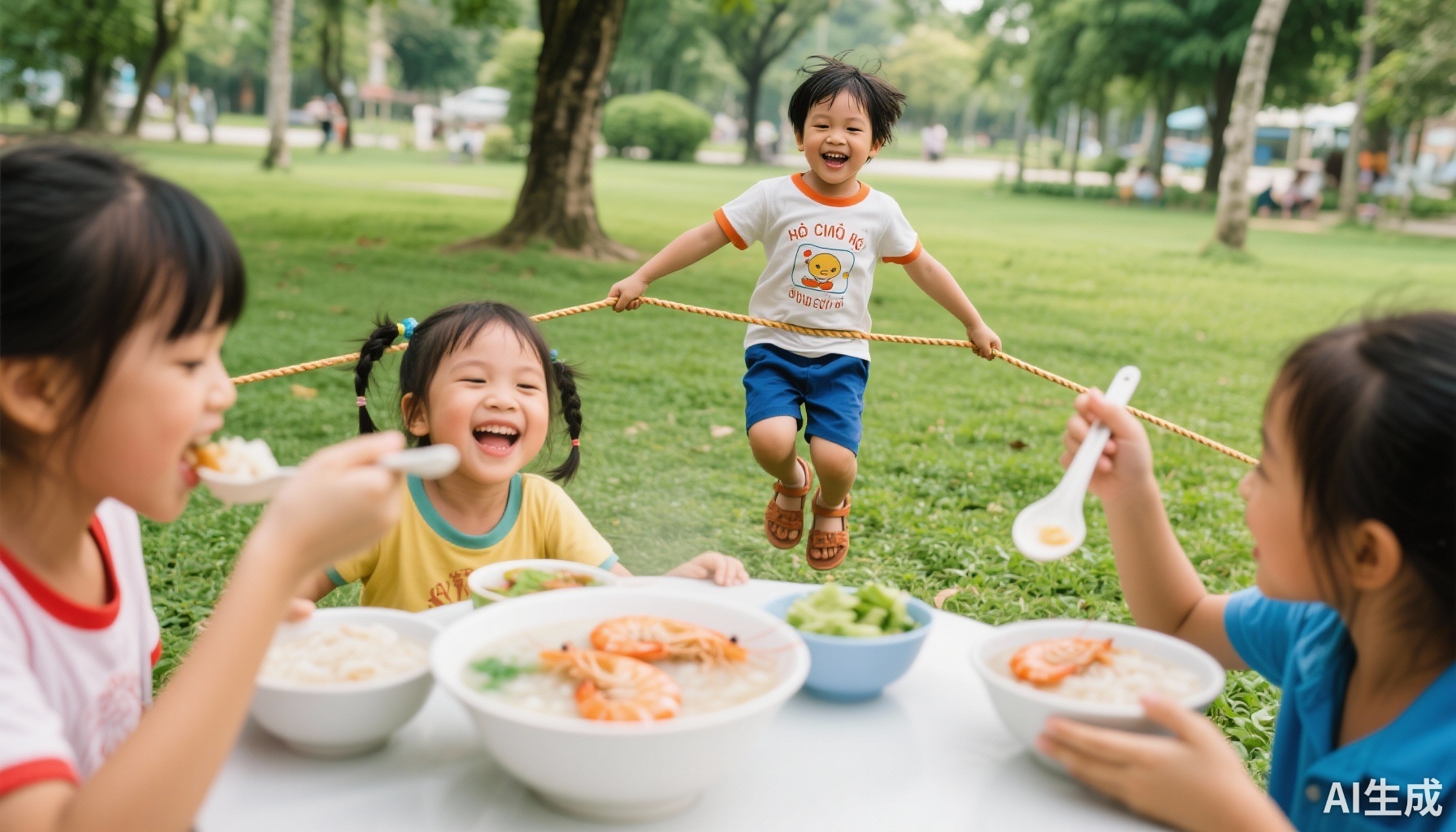 Khuyến Khích Phát Triển Xương Ở Trẻ Thông Qua Nhảy Dù và Ẩm Thực Truyền Thống