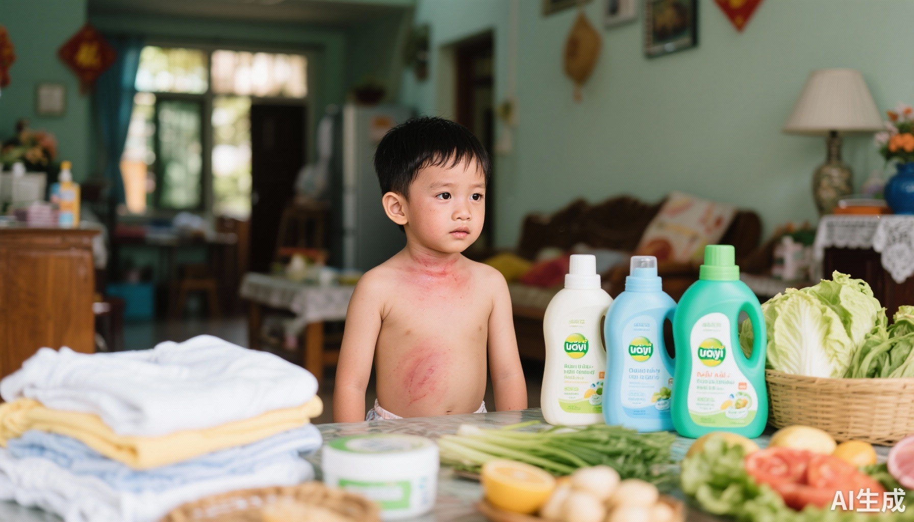 Dị ứng da ở trẻ em do thuốc tẩy và thức ăn: Biểu hiện, nguyên nhân và cách phòng ngừa an toàn tại Việt Nam