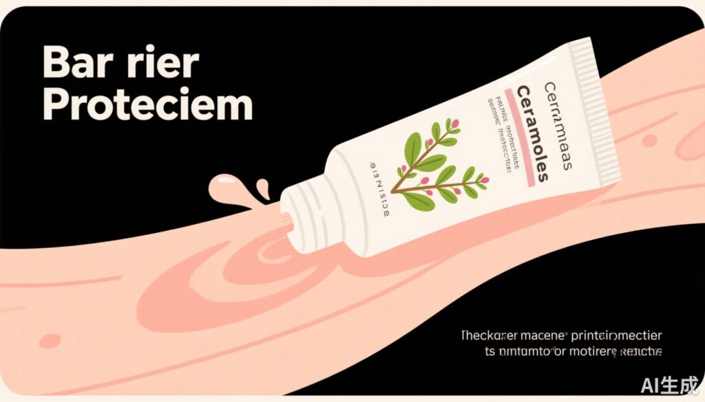 Bảo vệ hàng rào da: Sản phẩm chăm sóc da hỗ trợ phục hồi hàng rào da với chiết xuất rau sam và ceramide hiện đại