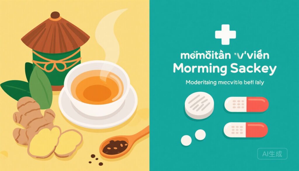 Quản lý ốm nghén: Kết hợp mẹo dân gian và chiến lược y khoa hiện đại