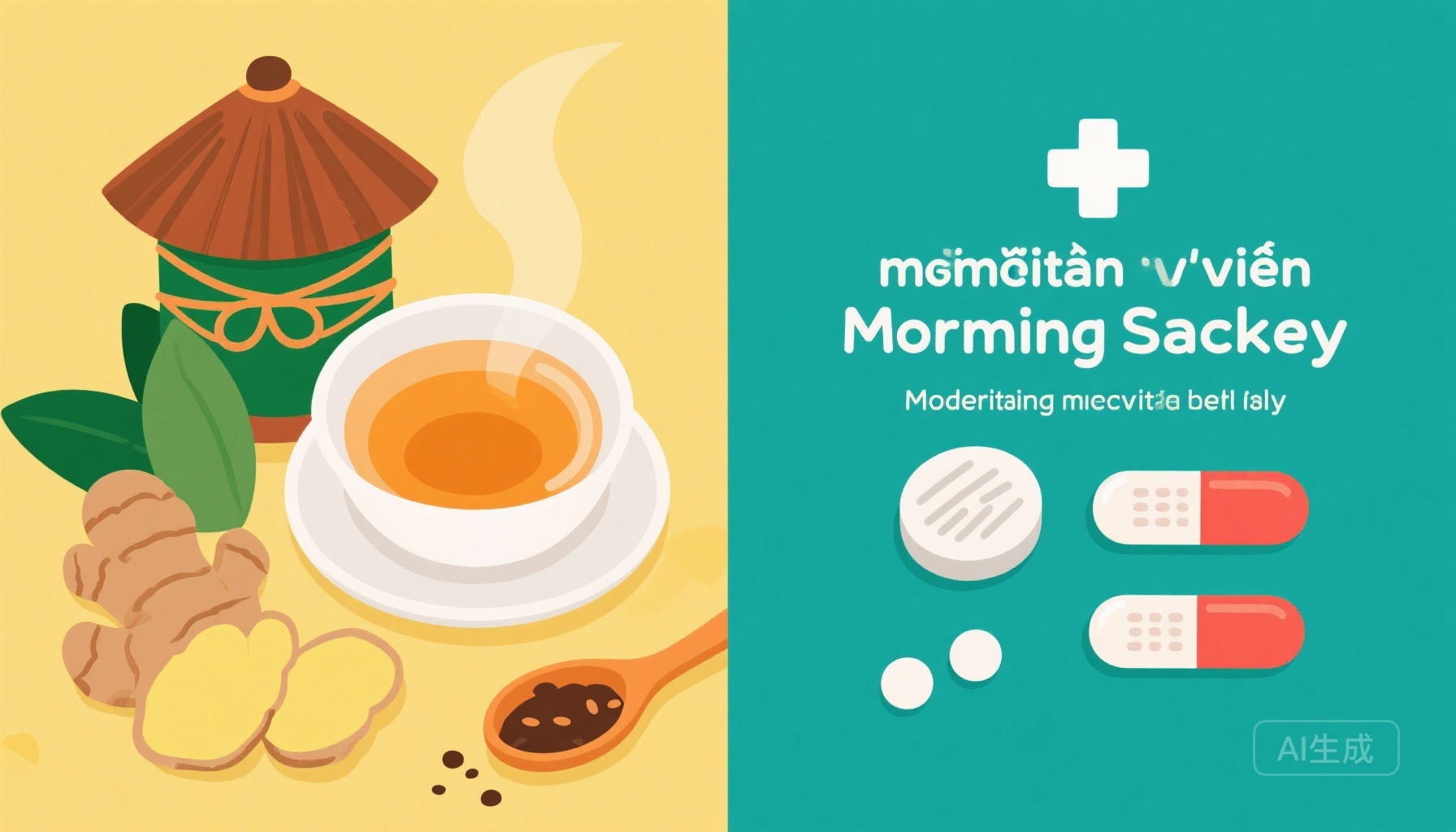 Quản lý ốm nghén: Kết hợp mẹo dân gian và chiến lược y khoa hiện đại