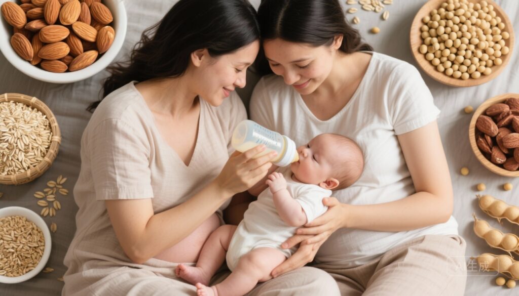 Sữa mẹ, sữa công thức và sữa từ thực vật: So sánh dinh dưỡng và lời khuyên cho bé yêu