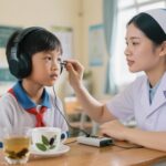 Bảo vệ thính lực trẻ em Việt Nam trong thời đại công nghệ: Nguy cơ từ tai nghe, sàng lọc thính lực tại trường học và vai trò của trà lá dâu
