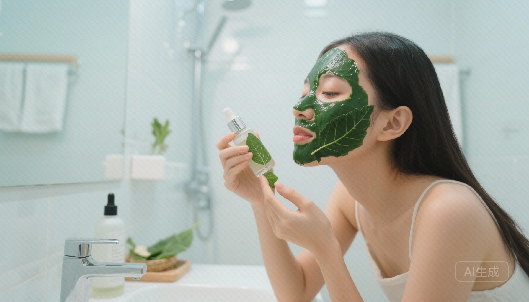 Bí quyết chăm sóc da mụn: Kết hợp mặt nạ Rau Má Việt Nam và serum Niacinamide hiện đại