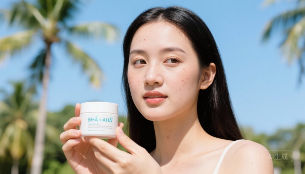 BHA và AHA: Lựa Chọn Nào Tốt Hơn Cho Da Dầu, Mụn Ở Khí Hậu Nhiệt Đới?