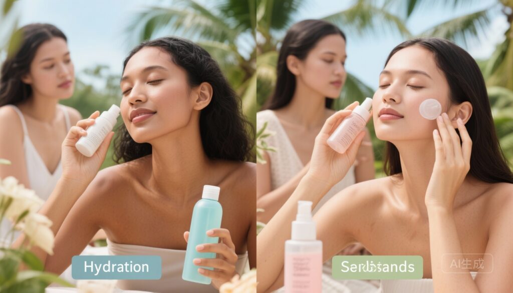 Hướng Dẫn Toàn Diện Về Các Loại Nước Hoa Hồng: Khi Nào Nên Dùng Toner Dưỡng Ẩm và Toner Tẩy Tế Bào Chết?