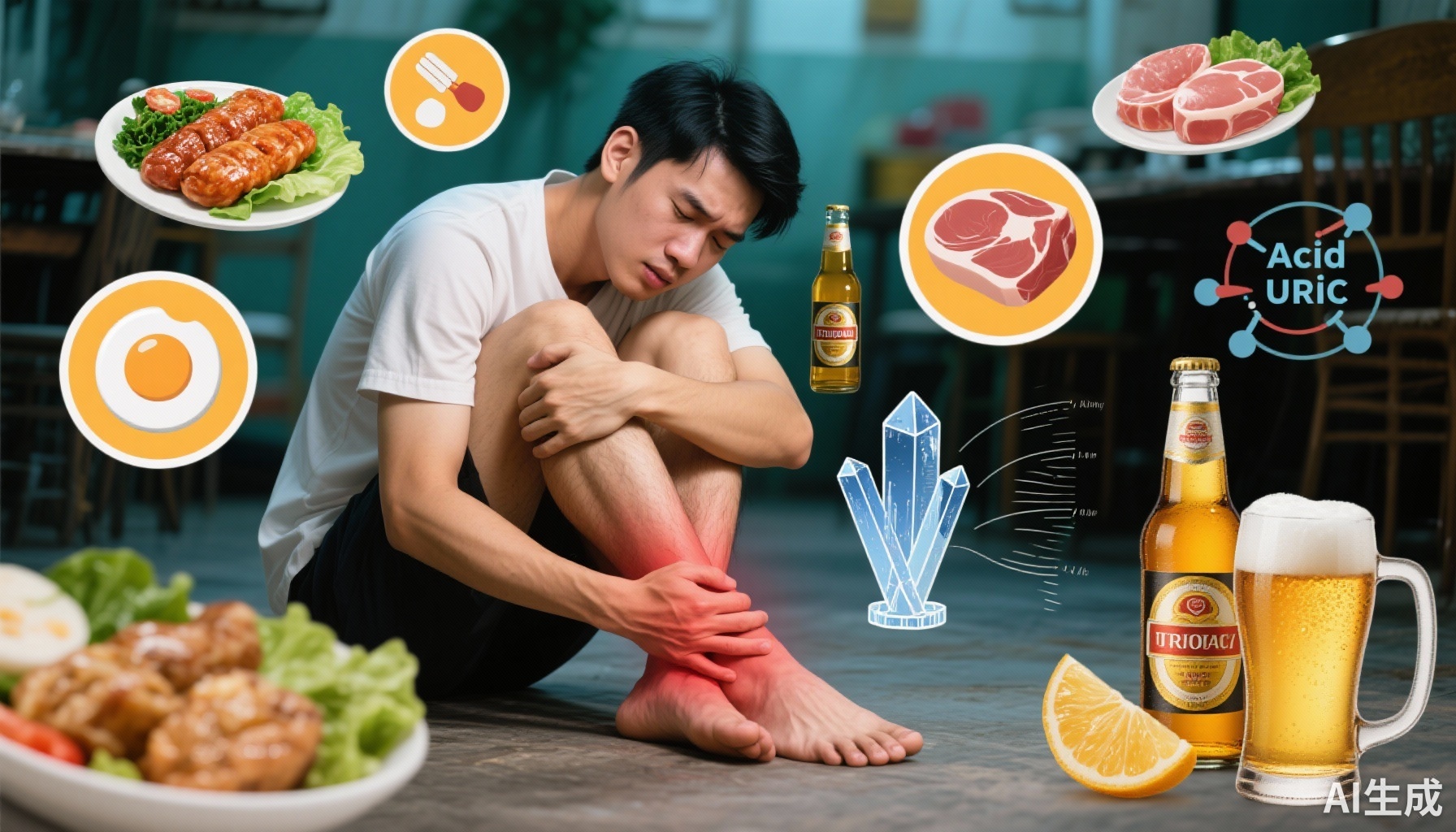 Gout Khởi Phát Ở Người Trẻ: Nguyên Nhân, Phòng Ngừa và Quản Lý Nồng Độ Acid Uric