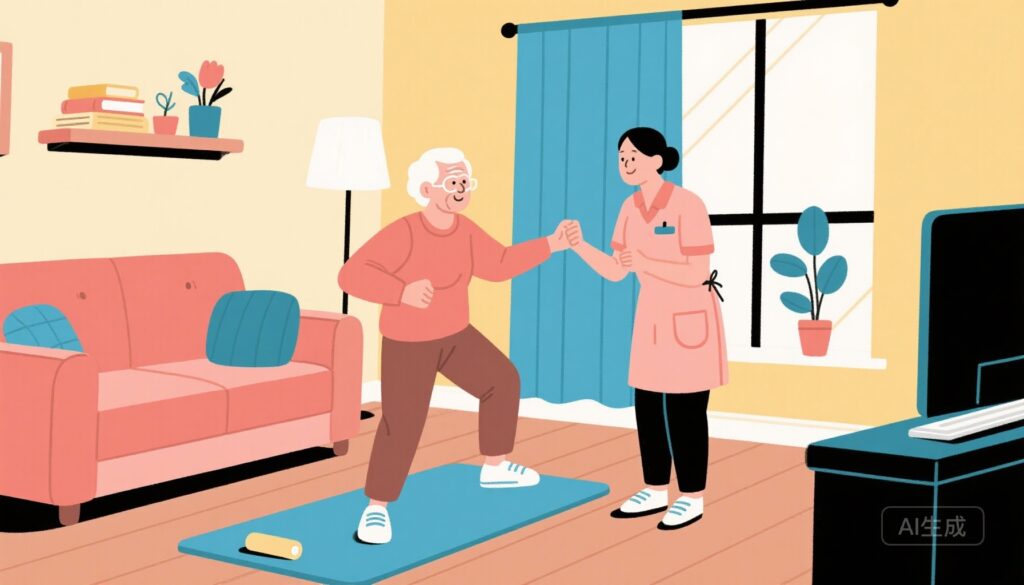 Ba bài tập vật lý trị liệu tại nhà cho người cao tuổi phục hồi sau đột quỵ