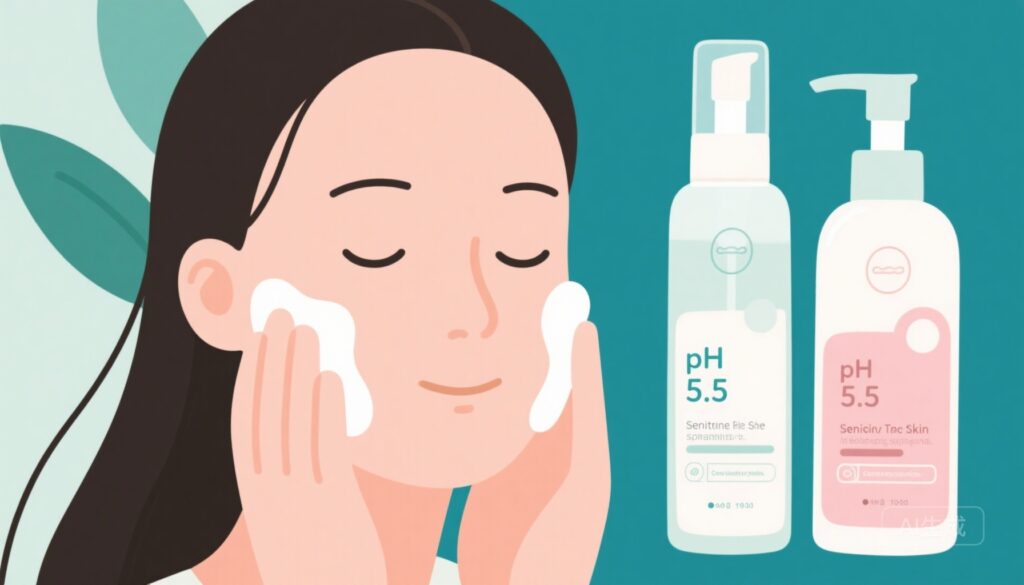 Năm loại sữa rửa mặt nhẹ nhàng (pH 5.5) cho da nhạy cảm và da đang điều trị